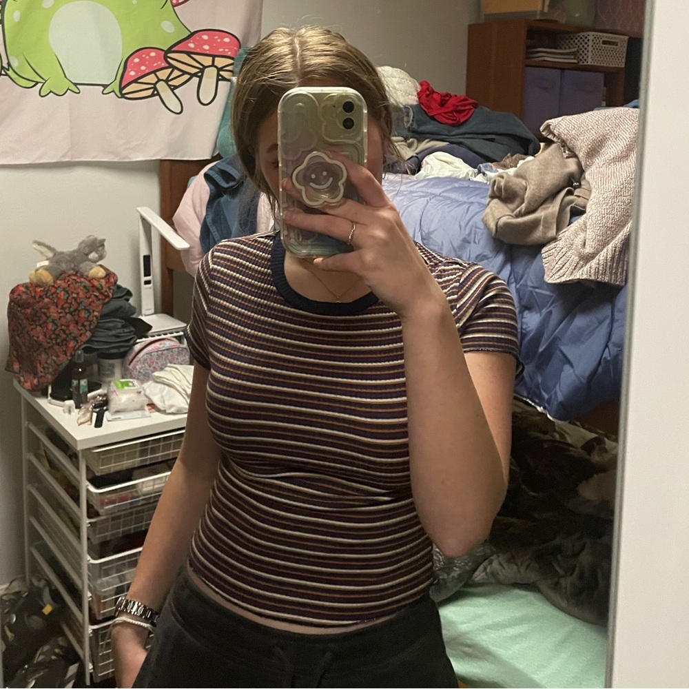 Small eye candy cropped shirt